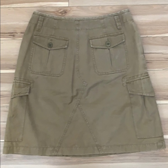Sundance Cotton Cargo Skirt - Khaki - Picture 2 of 4